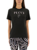 Pucci t -shirt med logo