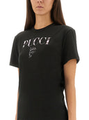 Pucci t -shirt med logo
