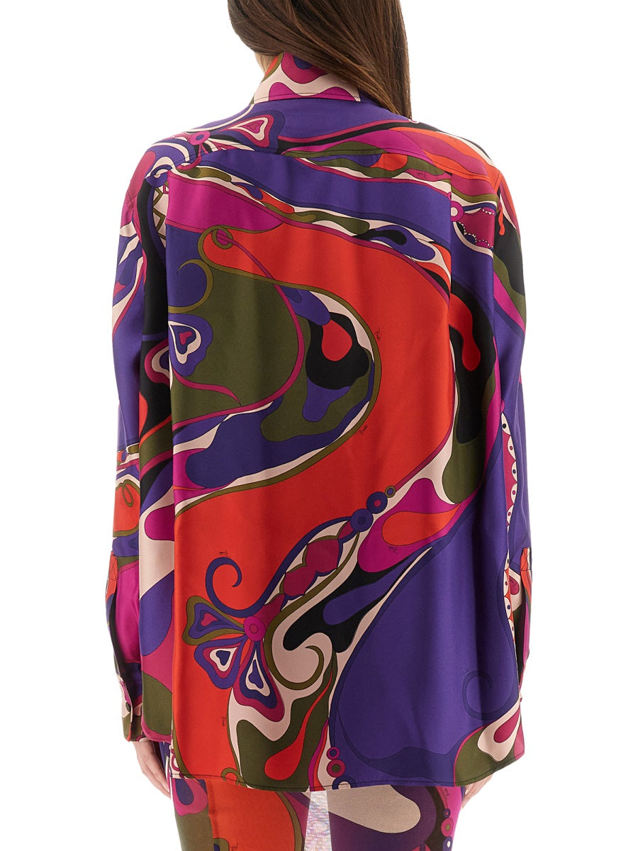 Pucci Orchid Print Shirt