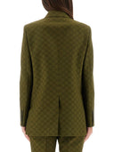 Gucci Gg Fabric Double Breasted Jacket