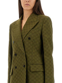 Gucci Gg Fabric Double Breasted Jacket