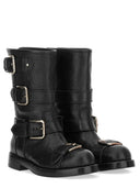 Dolce & Gabbana Lederstiefel mit Schnallen