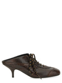 Dries Van Noten Leather Slip On Mules
