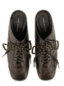 Dries Van Noten Leather Slip On Mules