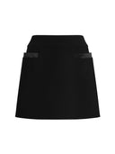 Dolce & Gabbana Double Crepe Basque Skirt