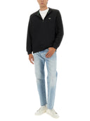 Sudadera con cremallera de tres cuartos