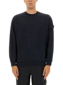 Stone Island sweatshirt med ribben kanter