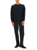 Stone Island sweatshirt med ribben kanter