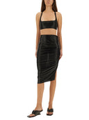Rick Owens Liles Jupe midi drapée