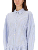 Ganni Striped Chemisier Dress