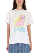 Ganni T Shirt "Kitty"
