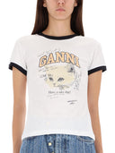 Ganni T Shirt "Kitty"