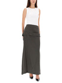 Jean Paul Gaultier Deconstructed Skirt With Martingale Detail