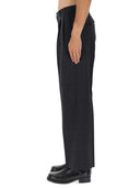 Pantalones anchos plisados de girasol