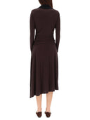 Vestido midi asimétrico de Tory Burch
