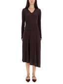 Vestido midi asimétrico de Tory Burch