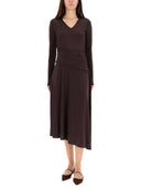 Vestido midi asimétrico de Tory Burch