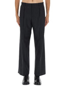 Pantalones anchos plisados de girasol