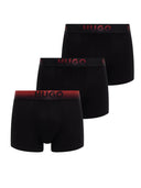 Hugo 3 Pack Boxer Shorts With Logo
