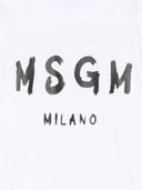 Msgm T Shirt With Logo