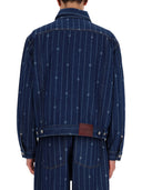 Drôle De Monsieur "Denim Monogramme" Jacket