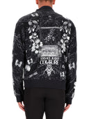 Versace Jeans Couture Cotton Fleece Bomber Jacket
