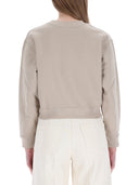 Maison Kitsuné Cropped "Fox" Sweatshirt