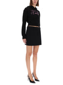 Versace Jeans Couture Cropped Sweatshirt With Logo