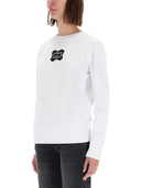 Versace Jeans Couture Sweatshirt With "Baroque" Logo Patch