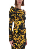 Versace Jeans Couture "Porcelain Baroque" Print Dress