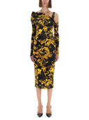 Versace Jeans Couture "Porcelain Baroque" Print Dress
