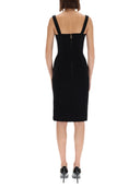 Versace Jeans Couture "Baroque" Buckled Dress