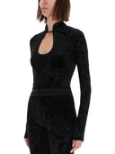 Versace Jeans Couture Velvety Top Body