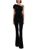 Versace Jeans Couture One Shoulder Top With "Baroque" Buckle
