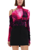Versace Jeans Couture One Shoulder Body Top