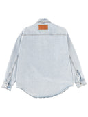 Camisa con logo bordado de Msgm