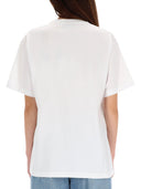 Gucci T Shirt With Logo Embroidery
