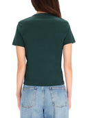 Gucci T Shirt With Logo Embroidery