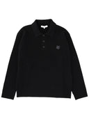 Maison Kitsuné Long Sleeved Polo Shirt