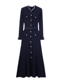 Self Portrait Midi Dress With Belt