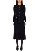Self Portrait Midi Dress With Belt