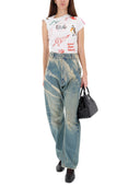 Vaqueros con hebilla trasera de Vivienne Westwood