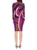 Pucci Midi Dress With "Iris" Print