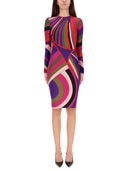 Pucci Midi Dress With "Iris" Print
