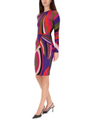 Pucci Midi Dress With "Iris" Print