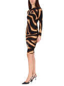Pucci Midi Dress With "Labyrinth" Print