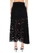 Patou Lace Midi Skirt