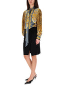 Versace Falda midi con bajo asimétrico