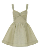 Zimmermann Mini "Rebellion Drape" Dress