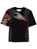 Marine Serre "Regenerated Graphic" T Shirt